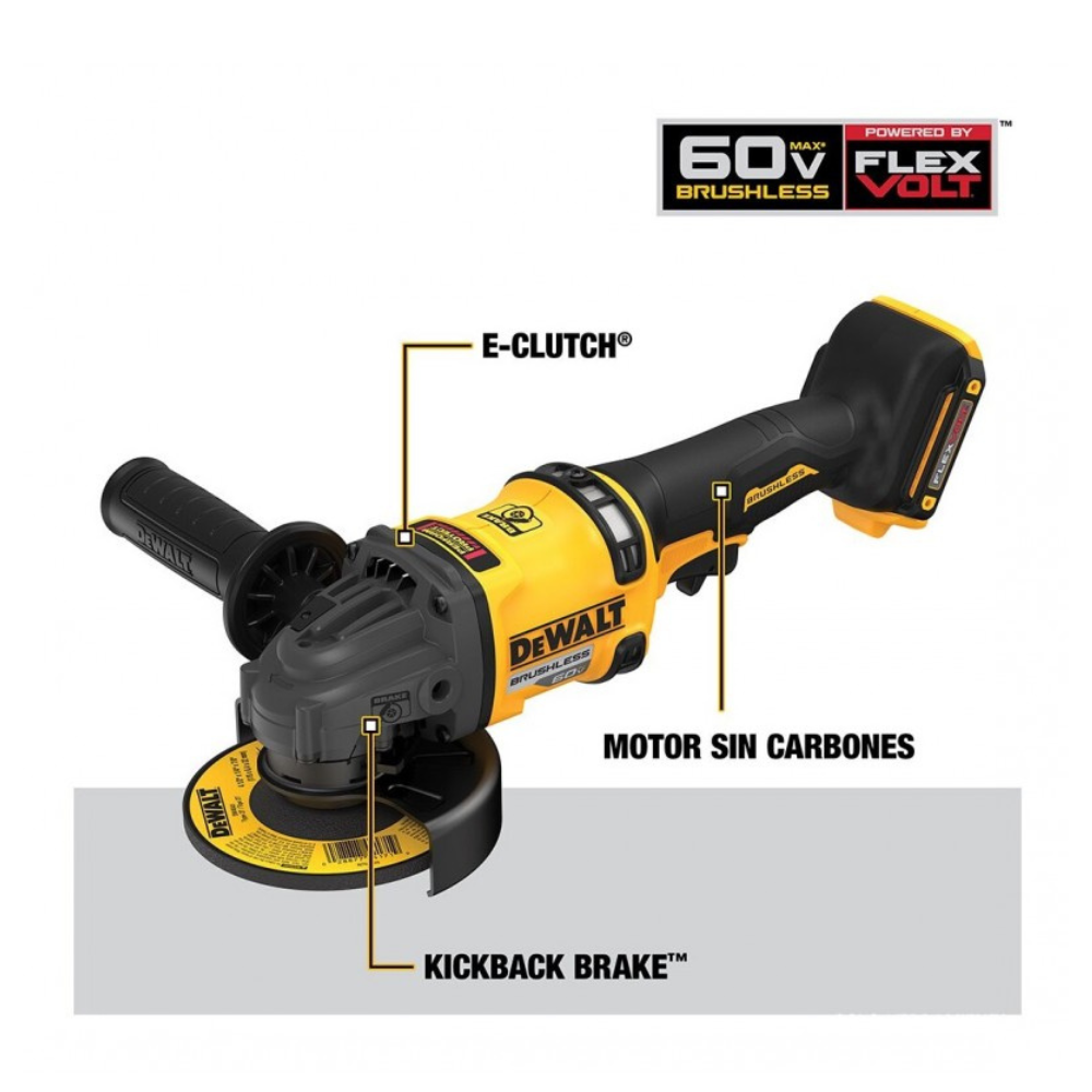 Alquiler Pulidora 60V Brushless de 4-1/2 Pulgadas